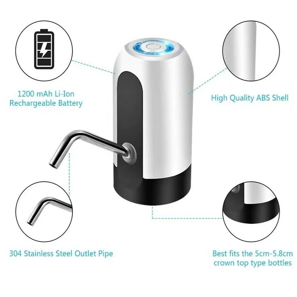 Water Bottle Electric Automatic Universal Dispenser 5 Gallon USB Water Dispenser Automatic Drinking Water Bottle